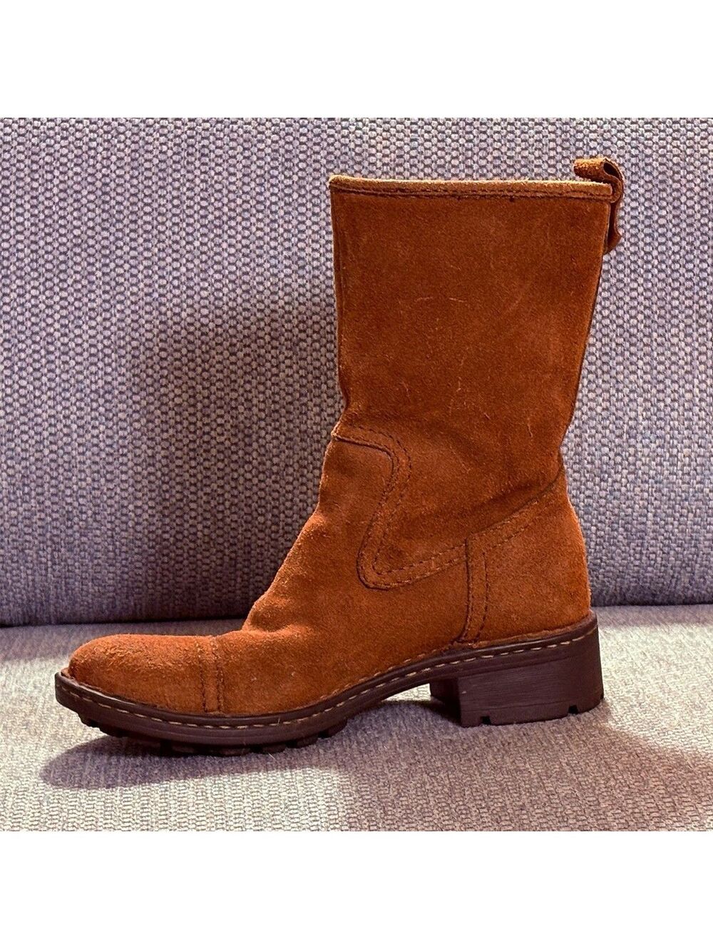 Born Handcrafted Brown Suede Boots